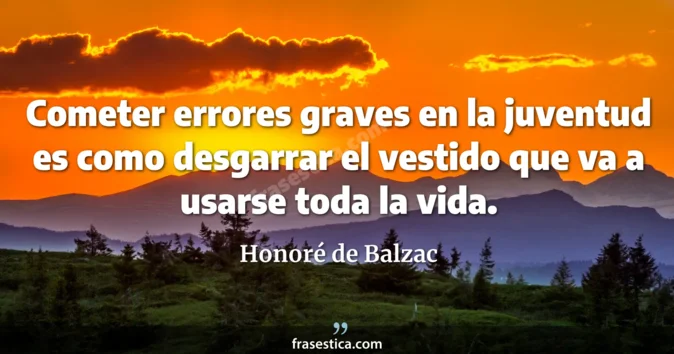 Cita de Honoré de Balzac