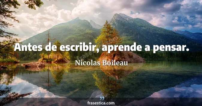 Cita de Nicolas Boileau