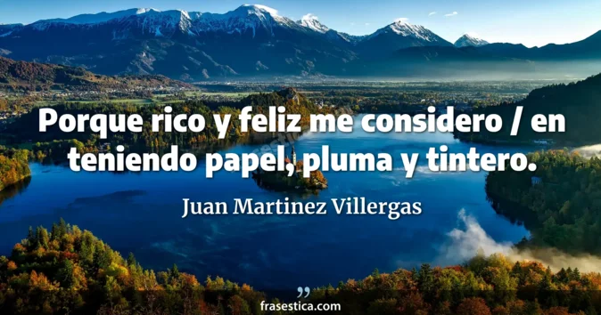 Cita de Juan Martinez Villergas