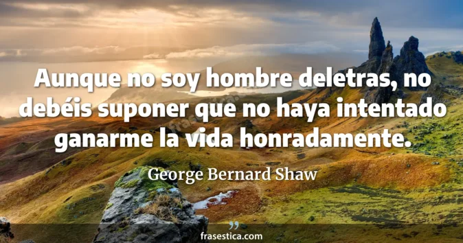 Cita de George Bernard Shaw