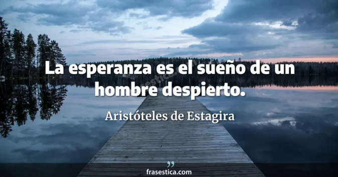 Cita de Aristóteles de Estagira