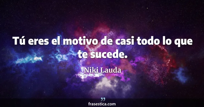 Cita de Niki Lauda