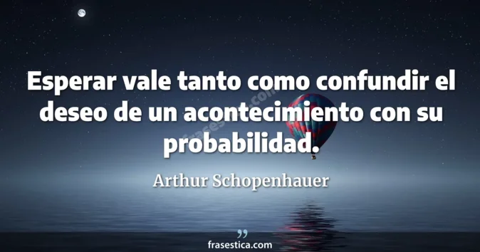 Cita de Arthur Schopenhauer