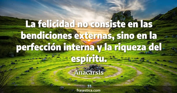 Cita de Anacarsis