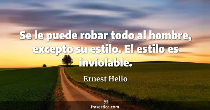 Cita de Ernest Hello
