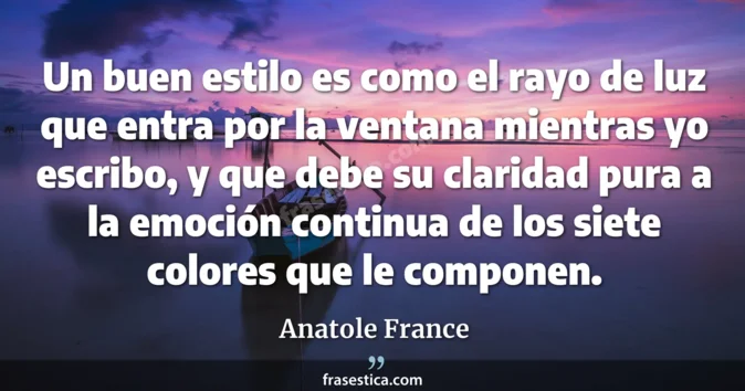 Cita de Anatole France