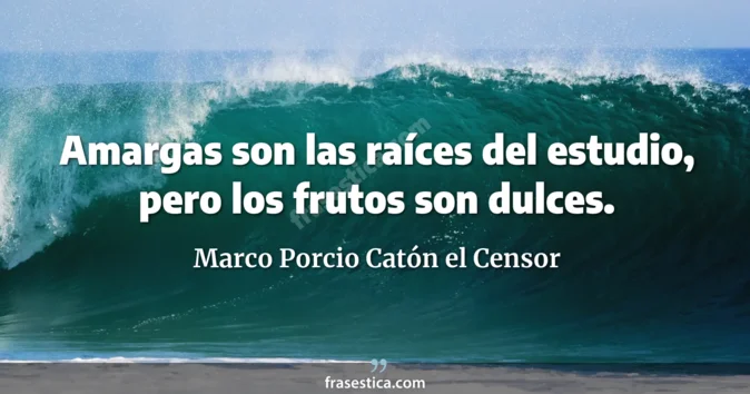 Cita de Marco Porcio Catón el Censor
