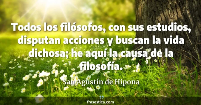 Cita de San Agustín de Hipona