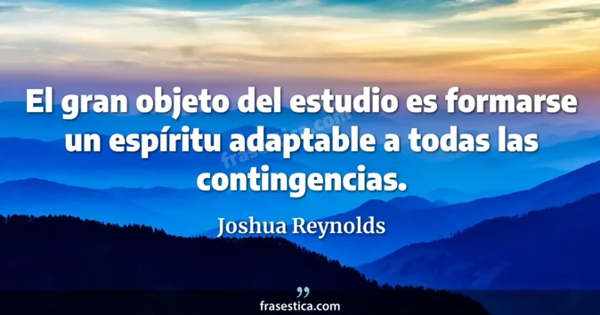 Cita de Joshua Reynolds