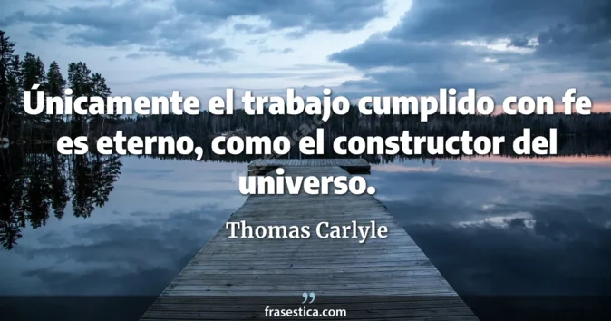 Cita de Thomas Carlyle