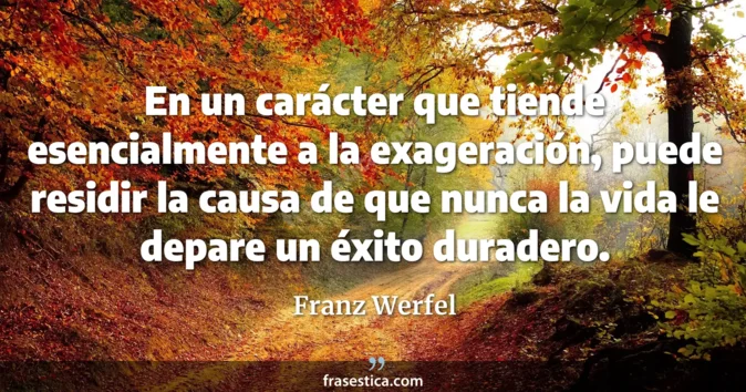 Cita de Franz Werfel
