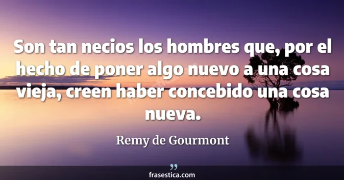 Cita de Remy de Gourmont