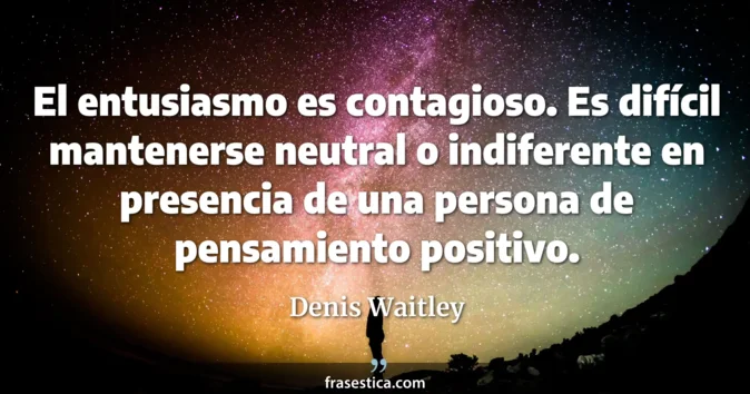 Cita de Denis Waitley