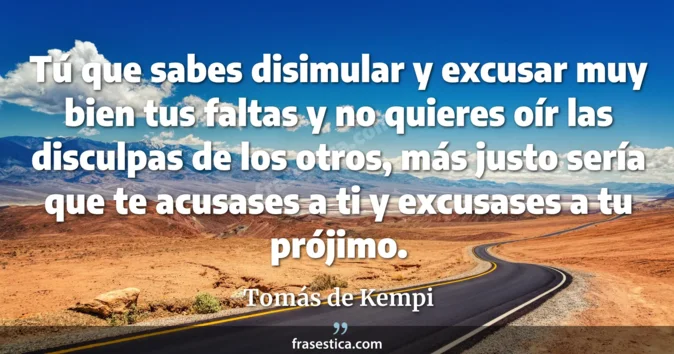 Cita de Tomás de Kempi