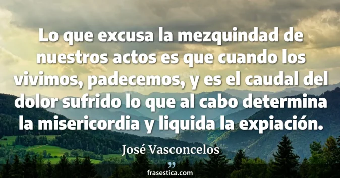 Cita de José Vasconcelos