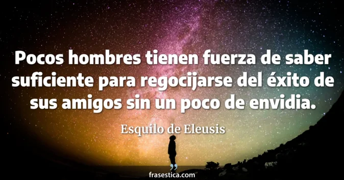 Cita de Esquilo de Eleusis