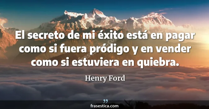 Cita de Henry Ford