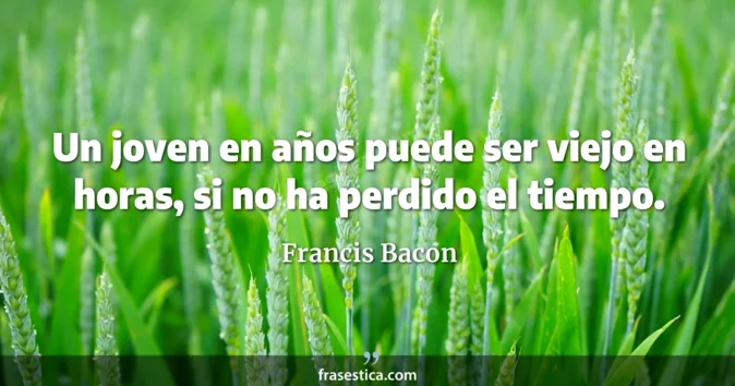 Cita de Francis Bacon