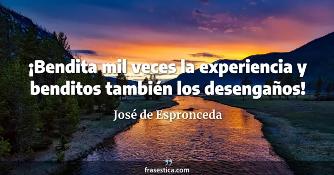 Cita de José de Espronceda