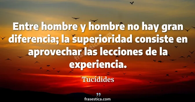 Cita de Tucídides