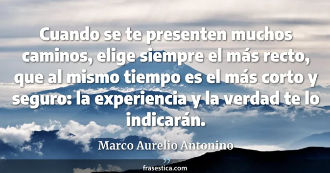 Cita de Marco Aurelio Antonino
