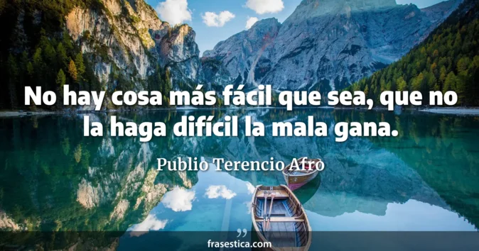 Cita de Publio Terencio Afro
