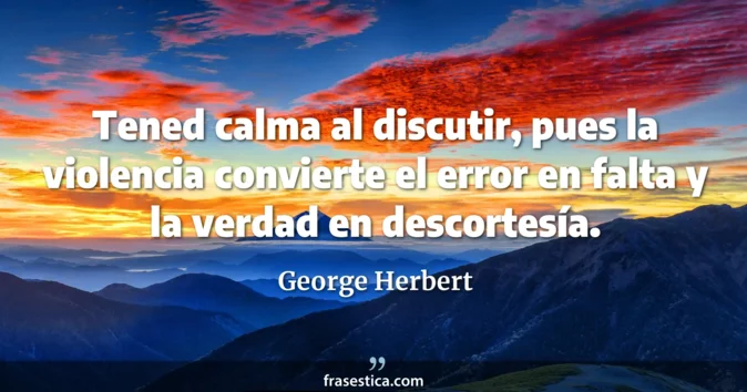 Cita de George Herbert