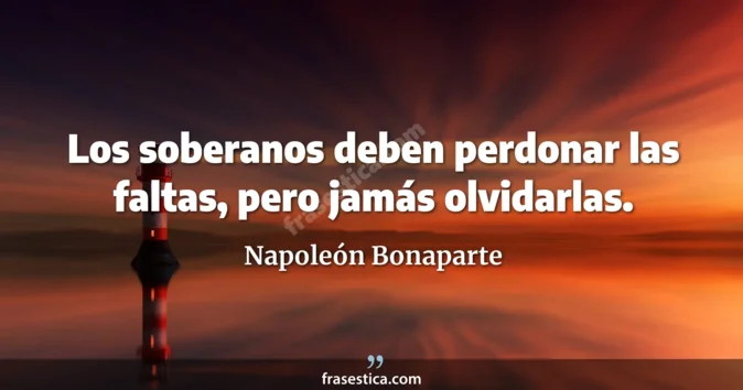 Cita de Napoleón Bonaparte