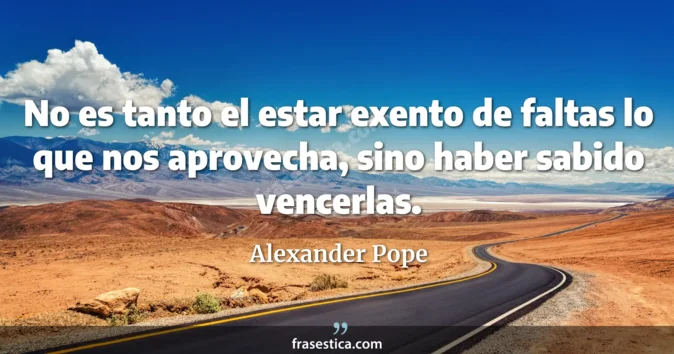 Cita de Alexander Pope