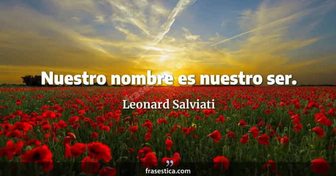 Cita de Leonard Salviati
