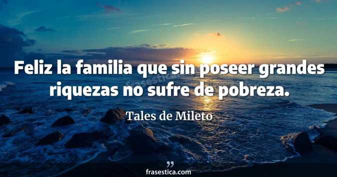 Cita de Tales de Mileto