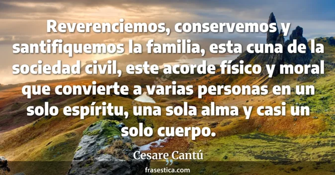 Cita de Cesare Cantú