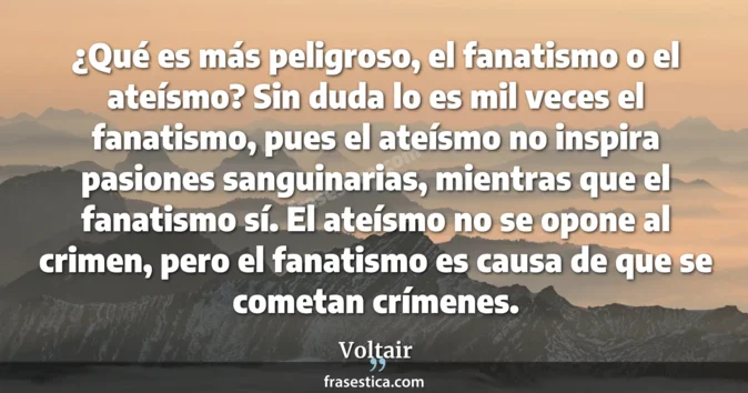 Cita de Voltair