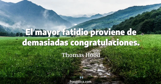 Cita de Thomas Hood