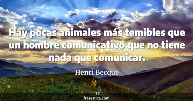 Cita de Henri Becque