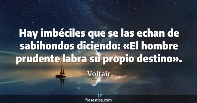Cita de Voltair