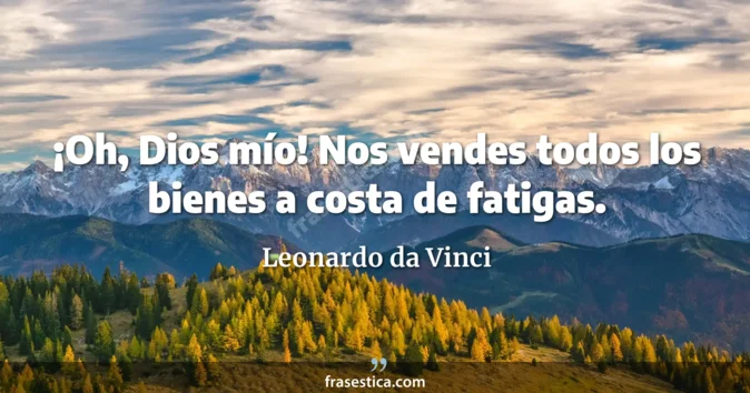 Cita de Leonardo da Vinci