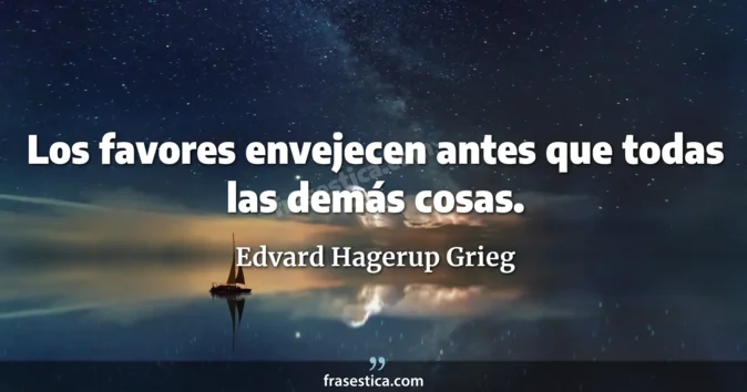 Cita de Edvard Hagerup Grieg