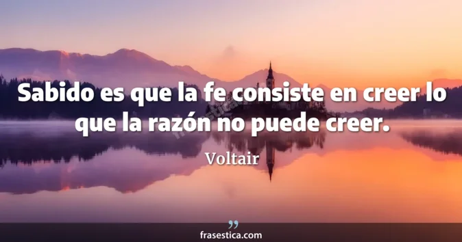 Cita de Voltair