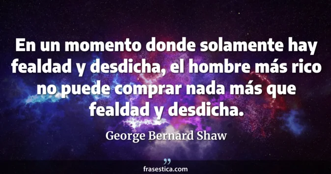 Cita de George Bernard Shaw