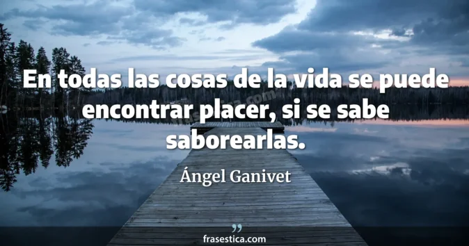 Cita de Ángel Ganivet