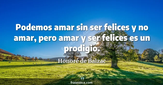 Cita de Honoré de Balzac