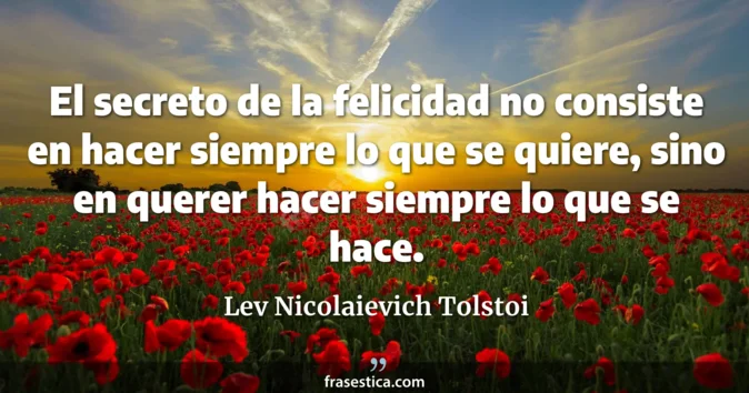 Cita de Lev Nicolaievich Tolstoi