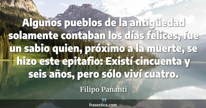 Cita de Filipo Pananti