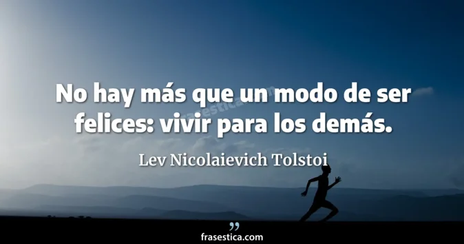 Cita de Lev Nicolaievich Tolstoi