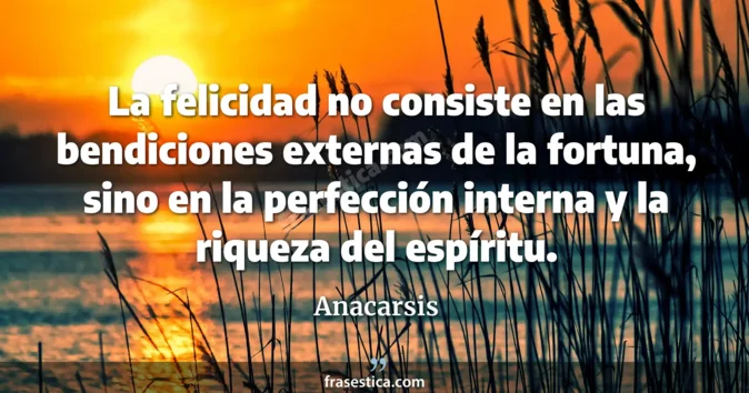 Cita de Anacarsis
