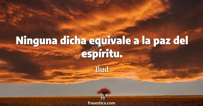 Cita de Bud