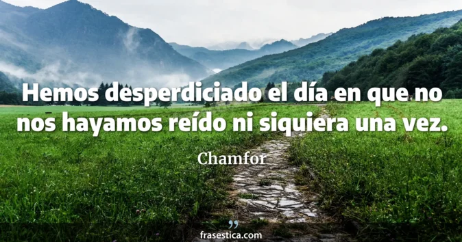 Cita de Chamfor