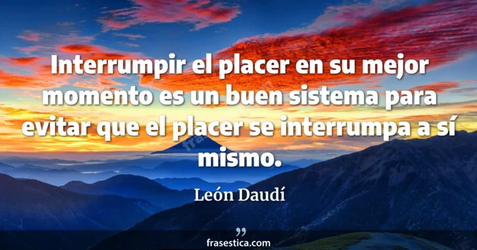 Cita de León Daudí