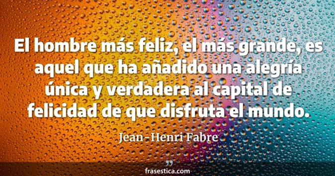 Cita de Jean-Henri Fabre